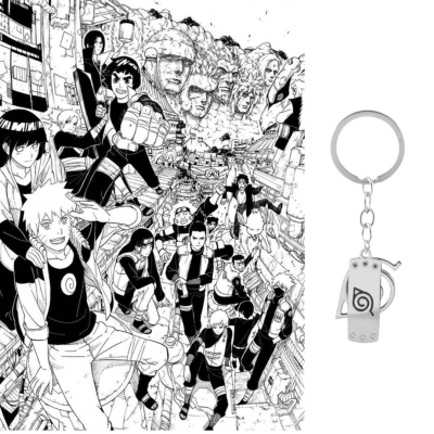 NARUTO LLAVERO BANDA/SIMBOLO KONOHA