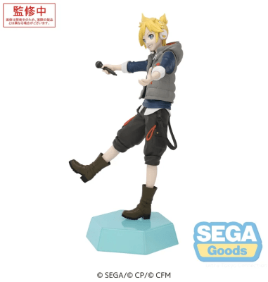 SEGA FIGURA KAGAMINE LEN STREET SEKAI DESKTOP X DECORATE PROJECT SEKAI