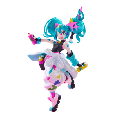 FURYU FIGURA HATSUNE MIKU TRIO TRY IT PAINT GIRL VER