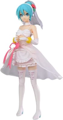 SEGA FIGURA HATSUNE MIKU SPM WHITE DRESS1