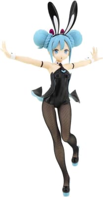 FURYU FIGURA HATSUNE MIKU BICUTE BUNNIES BLACK VER1