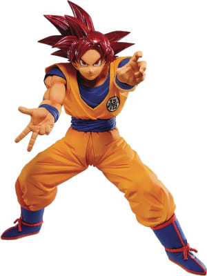 BANPRESTO FIGURA GOKU SUPER SAIYAN GOD MAXIMATIC V DRAGON BALL SUPER1