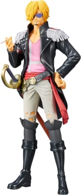 BANPRESTO FIGURA SANJI DXF THE GRAND LINE MEN RED FILM ONE PIECE1