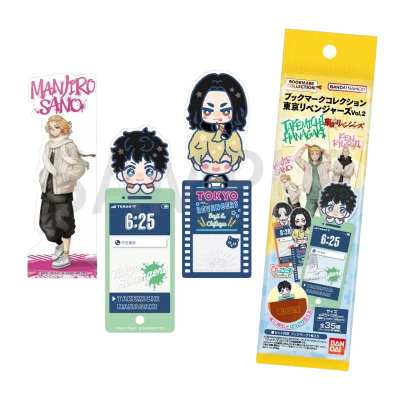 MARCAPAGINAS GACHA TOKYO REVENGERS BANDAI1