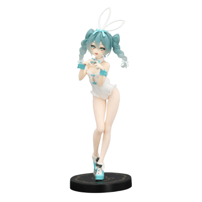 FURYU FIGURA HATSUNE MIKU BICUTE BUNNIES RURUDO WHITE VER1