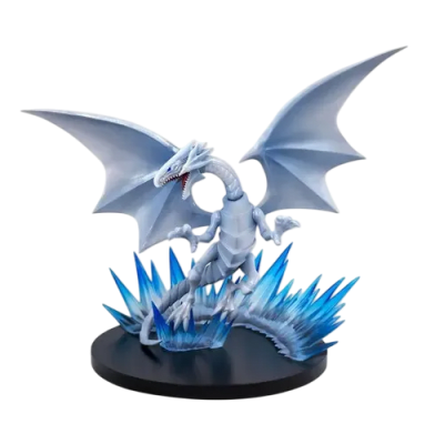 SKJAPAN FIGURA DRAGON BLANCO OJOS AZULES YU GI OH!