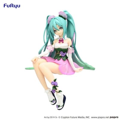 FURYU FIGURA HATSUNE MIKU FLOWER FAIRY MORNING GLORY PINK4