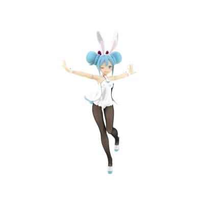 FURYU FIGURA HATSUNE MIKU BICUTE BUNNIES WHITE VER SIN CAJA1