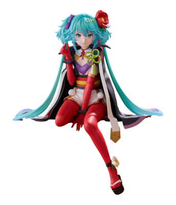 FURYU FIGURA HATSUNE MIKU NOODLE STOPPER FLOWER FAIRY CAMELIA1