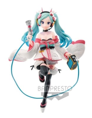 BANPRESTO FIGURA HATSUNE MIKU ESPRESTO POINT RACING 2020 DRESS&PATTERN KIMONO VER