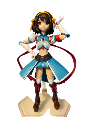 FIGMA FIGURA SUZUMIYA HARUHI ARTICULADA SUZUMIYA HARUHI NO YUUUTSU SIN CAJA