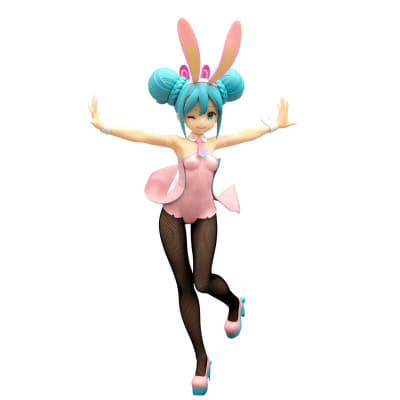 FURYU FIGURA HATSUNE MIKU BICUTE BONNIES WINK PEARL PINK VER
