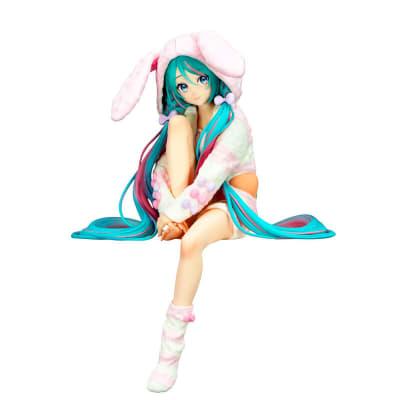 FURYU FIGURA HATSUNE MIKU NOODLE STOPPER BUNNY EARS PIJAMA VER