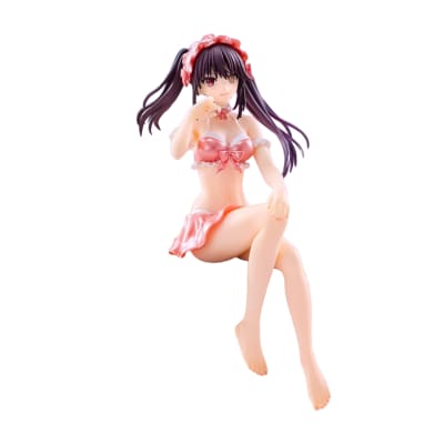 FURYU FIGURA TOKISAKI KURUMI NOODLE STOPPER MIZUGI PASTEL RED VER DATE A LIVE V1