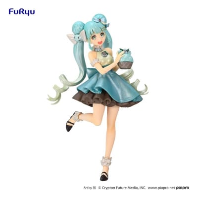 FURYU FIGURA HATSUNE MIKU SWEET SWEETS SERIES CHOCOLATE MINT PEARL COLOR