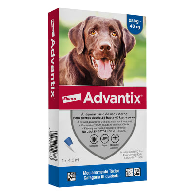 Advantix para Perros (25 a 40 kg) Pipeta 4ml1