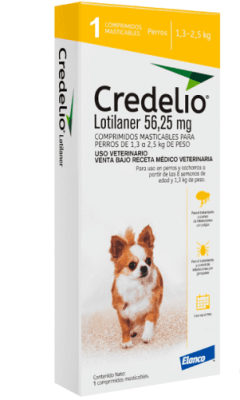 Credelio 56,25 MG 1,3-2,5KG X 1 COM1