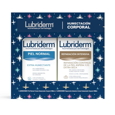 Lubriderm Estuche Crema Extra Humectante 400ml + Reparación Intensiva 400ml1