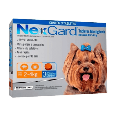 Nexgard 3 Comprimidos (2 a 4 kg)
