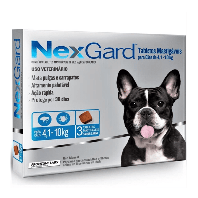 Nexgard 3 Comprimidos (4 a 10 kg)