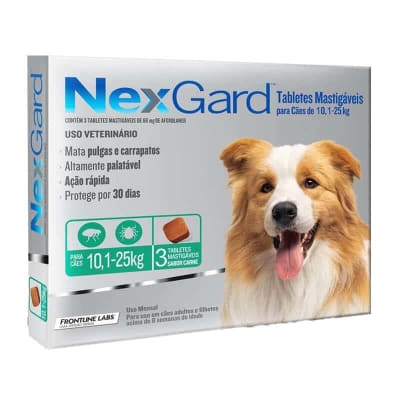 Nexgard 3 Comprimidos (10 a 25 kg)