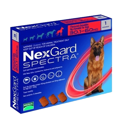 Nexgard Spectra (30.1 a 60 kg) 1 Comprimido1