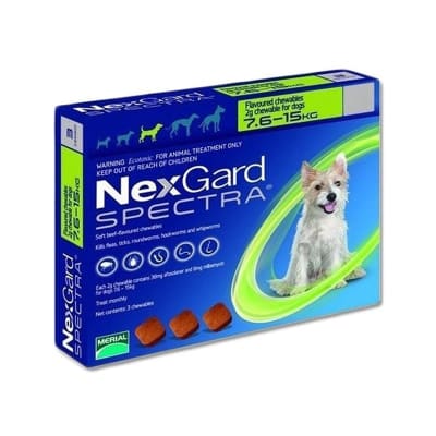  Nexgard Spectra (7.6 a 15 kg) 3 Comprimidos1