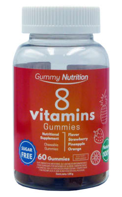 8 Vitamins x 60 Gomitas - Gummy Nutrition1