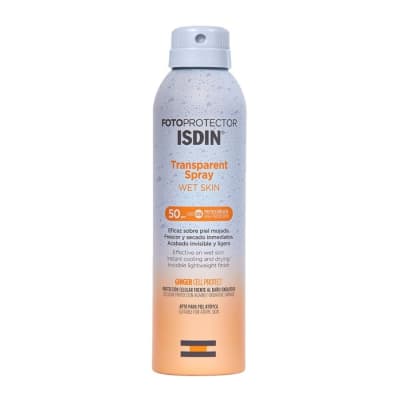 Fotoprotector Isdin Transparent Spray Wet Skin SPF50 250ml1