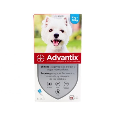 Pipeta Advantix para Perros (4 a 10 kg)1