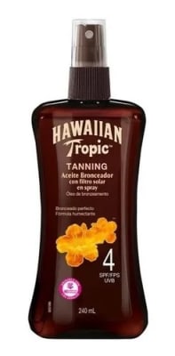 Hawaiian Tropic Aceite Bronceador FPS 4 x 240ml