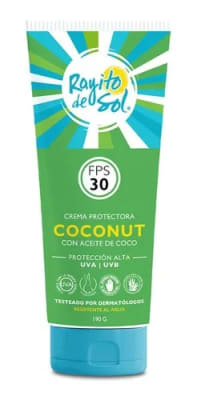 Crema Protectora Bronceadora FPS-30 Coco Rayito de Sol1