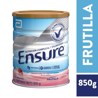 ENSURE FRUTILLA 850GR