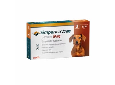 Simparica 20mg (De 5 a 10 kg) 3 Comprimidos