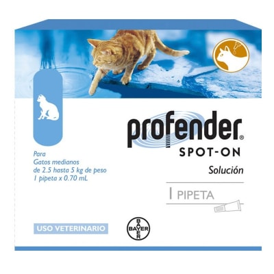 Profender Spot-On Gatos (De 2.5 a 5 kg)1