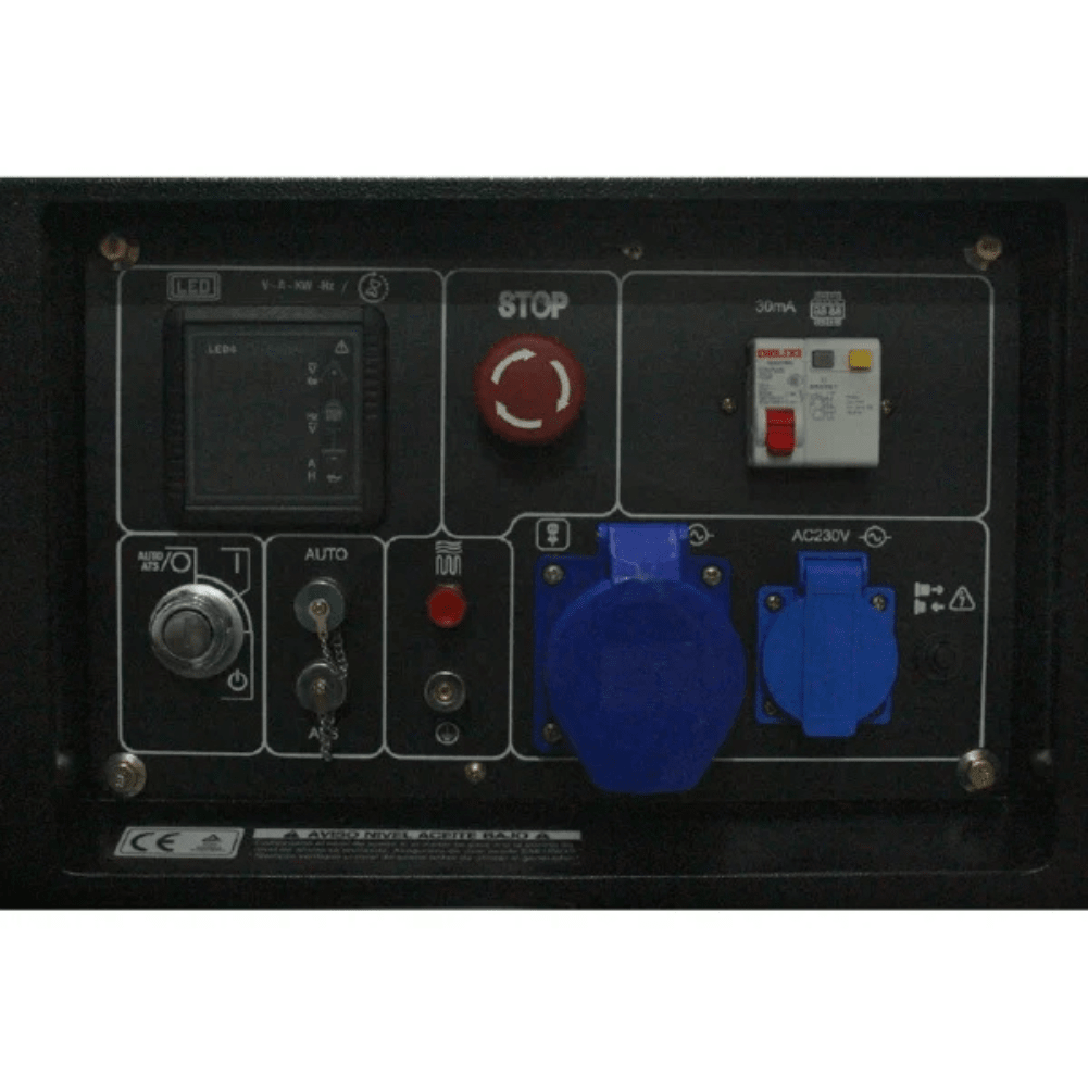 Generador Hyundai Diesel 5,3 kW DHY6000SE – Partida Eléctrica, Monofásico, Cerrado1