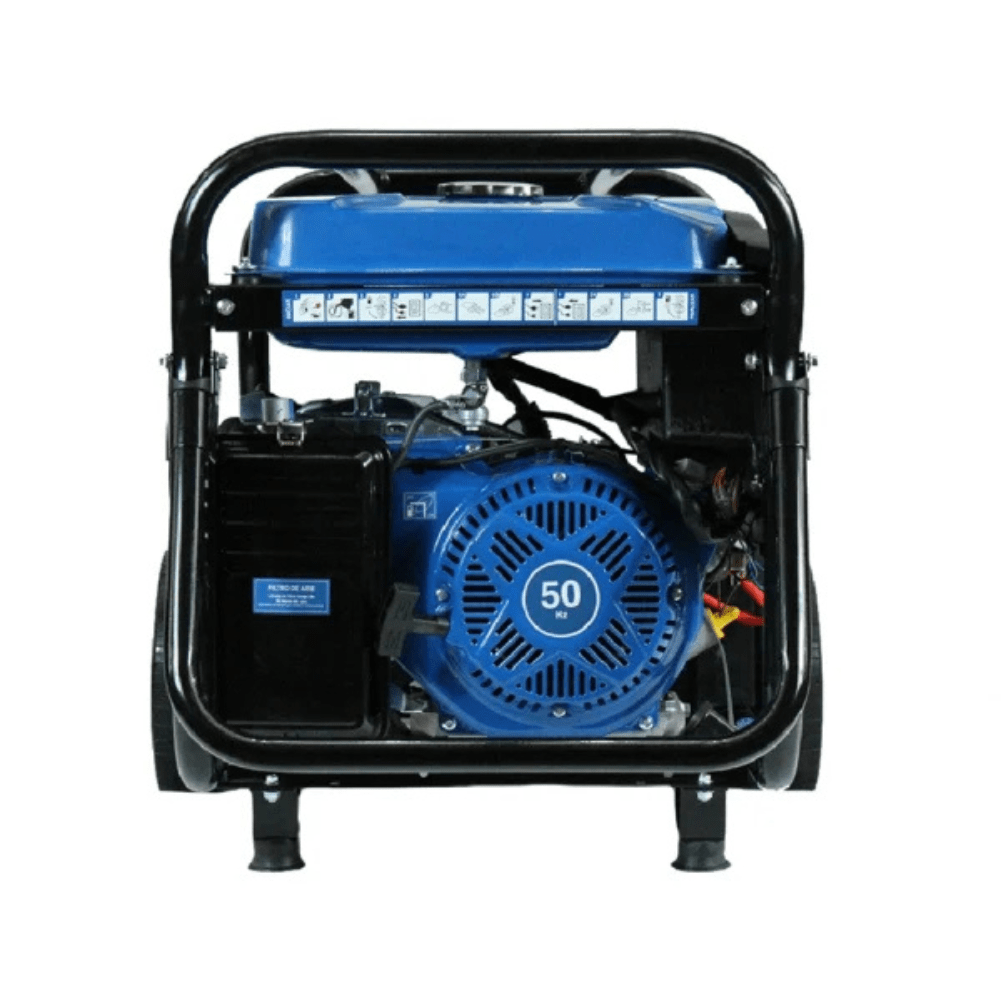 Generador Hyundai Gasolina 8,3 kW 82HYG11050E | Partida Eléctrica, Monofásico, Abierto con Ruedas1