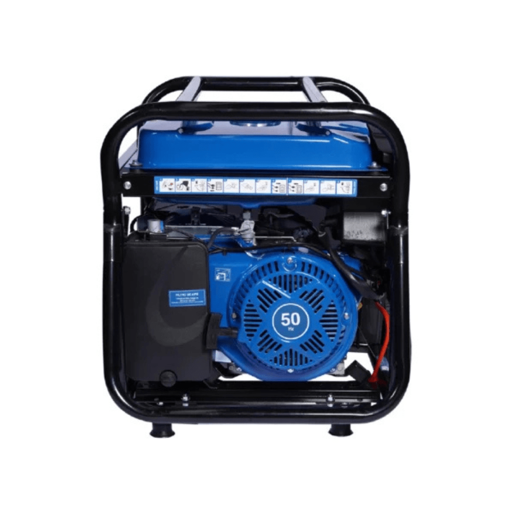 Generador Hyundai Gasolina 6,5 kW HYG9250E | Partida Eléctrica, Monofásico, Abierto con Ruedas2