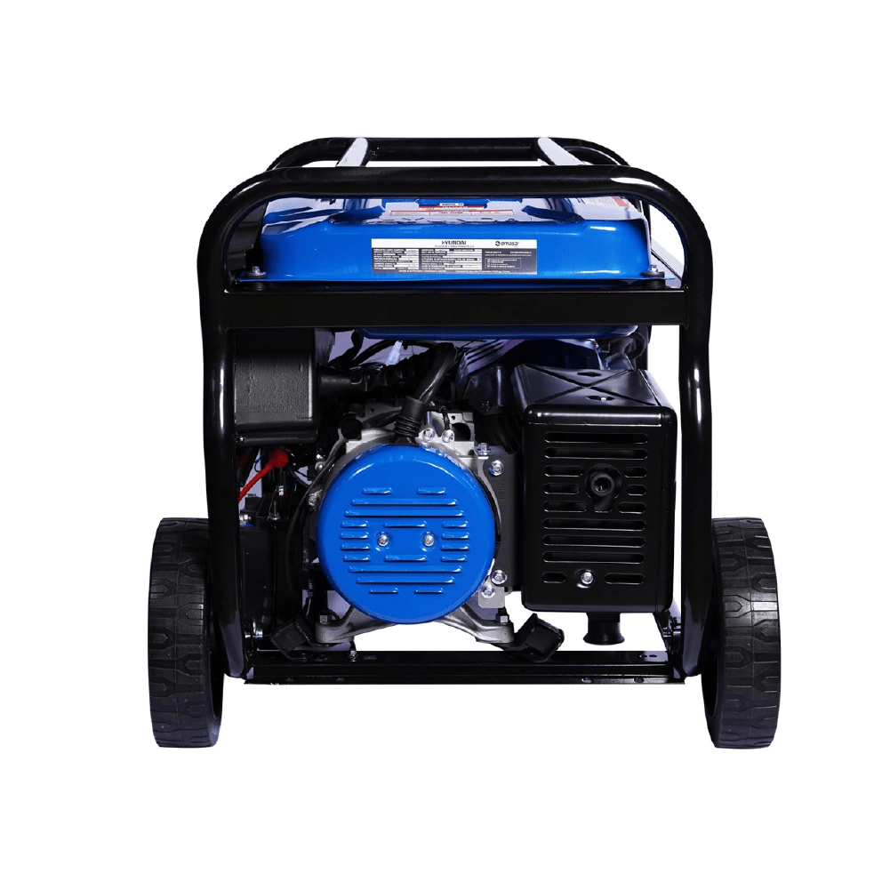 Generador Hyundai Gasolina 6,5 kW HYGT9250E | Partida Eléctrica, Trifásico, Abierto con Ruedas2