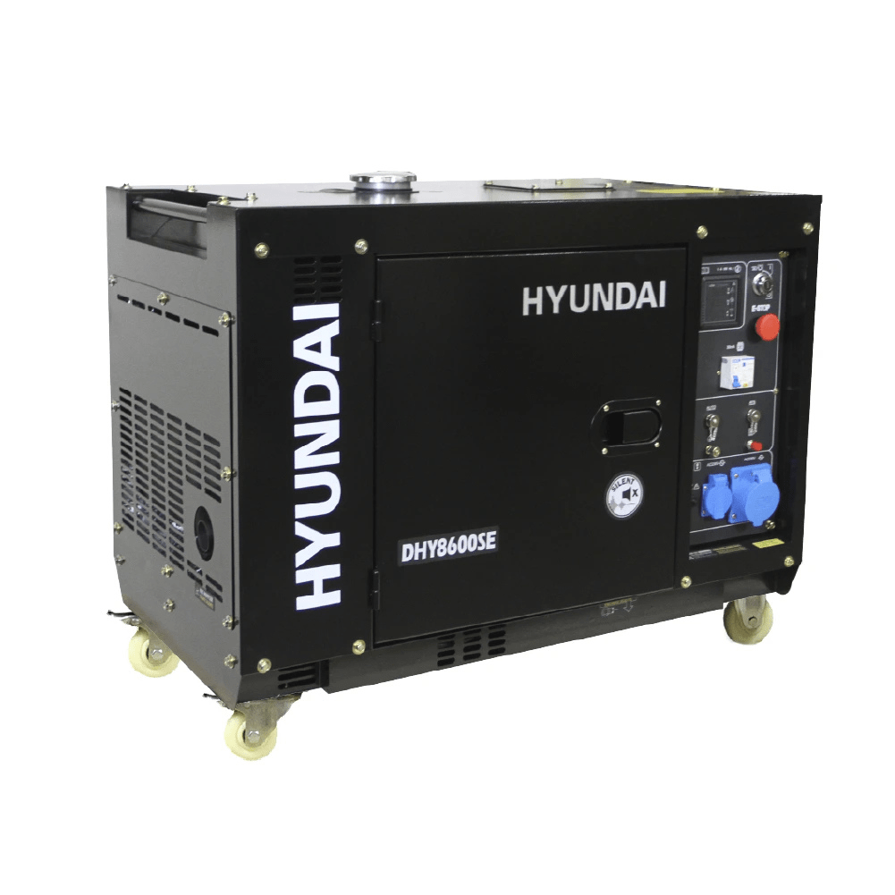 Generador Hyundai Diesel 6,3 kW DHY8600SE – Partida Eléctrica, Monofásico, Cerrado2