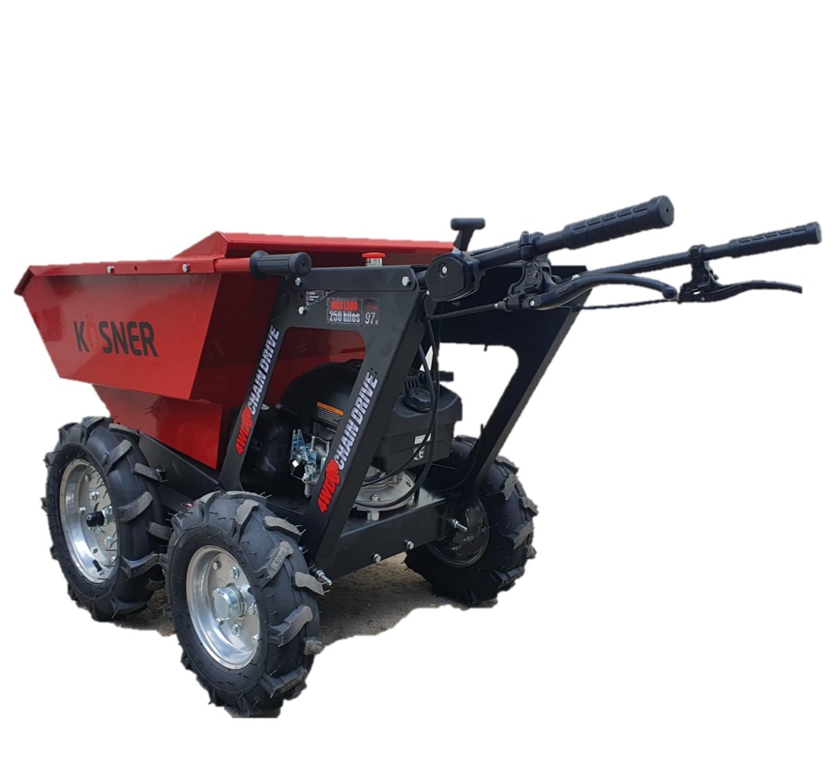 Carretilla a Gasolina Kosner KSN-55-300 5,5 Hp3