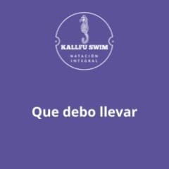 Que debo llevar