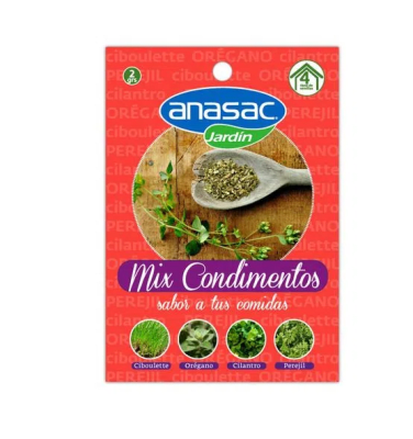 SEM MIX CONDIMENTOS (2 GR)