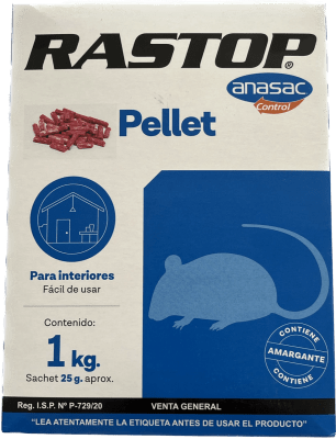RASTOP PELLET (1 KG) 40 X 25 GR1