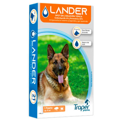 ANTIPARASITARIO PIPETA 25-40 KG LANDER (4 ML)