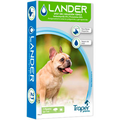 ANTIPARASITARIO PIPETA 4-10 KG LANDER (1 ML)