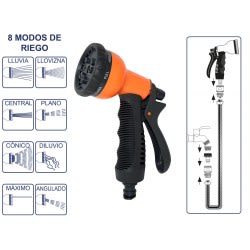 PISTOLA PREMIUM PLASTICA AJUSTABLE (6 OR 8 positio