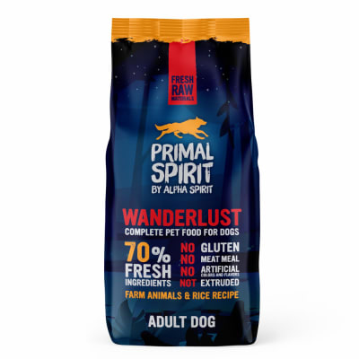 PRIMAL WANDERLUST  50%POLLO 20 %PESACADO 12 KG