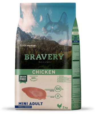 BRAVERY CHICKEN MINI ADULT SMALL BREEDS 2KG