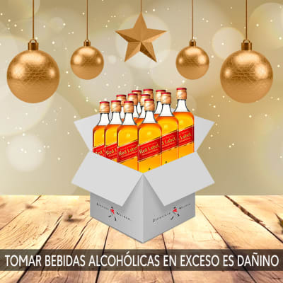 CAJA WHISKY RED LABEL 12UND